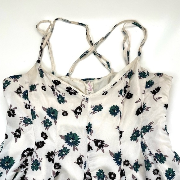 Free People White Floral Yuma Swing Dress - Picture 16 of 16